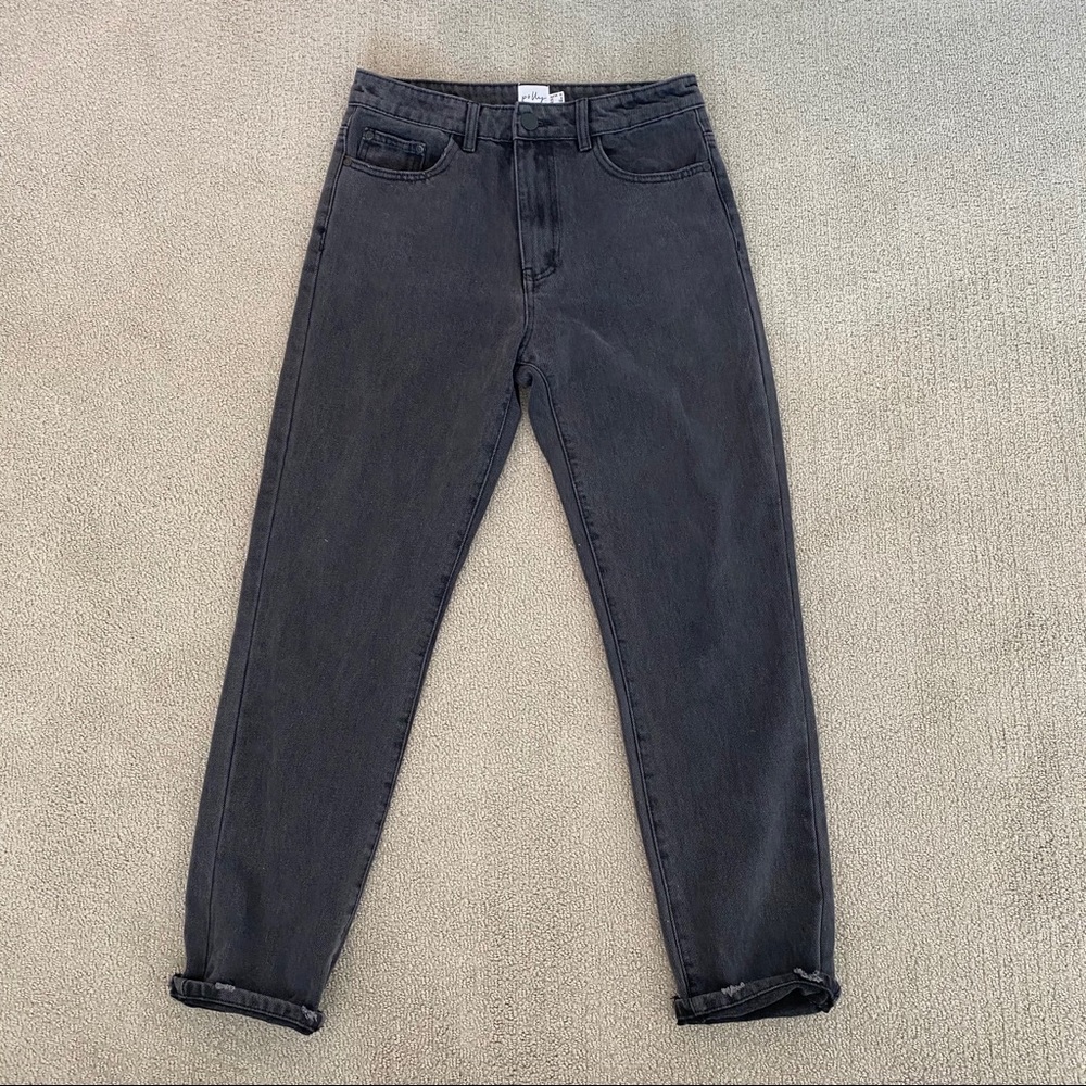 black princess polly skinny jeans